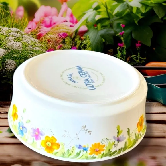 Country Garden by MIKASA 8" Round Vegetable Bowl - Picture 5 of 5